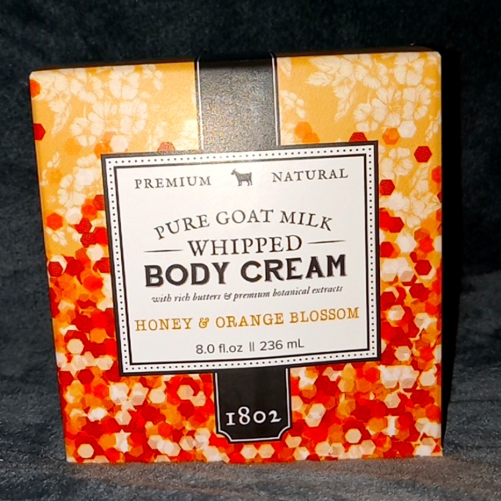 Beekman 1802 goat milk body butter 8.0oz honey and orange.